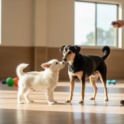 New Puppy Meets Senior Dog: A Two Week Integration Guide