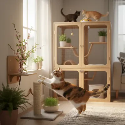 Indoor Cat Enrichment Ideas for the UAE Climate