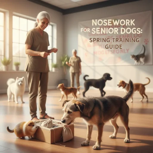 Nosework for eldre hunder: En vårtreningsguide