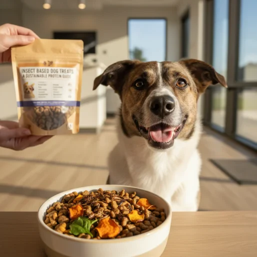 Insektsbaserade hundgodis: Guide till hållbart protein