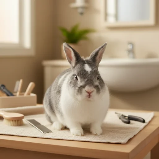 Cómo cepillar a un conejo de forma segura en muda de primavera