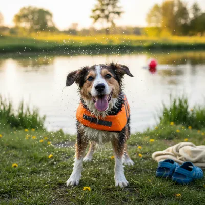 Sikkerhet ved bading i åpent vann med hund om våren