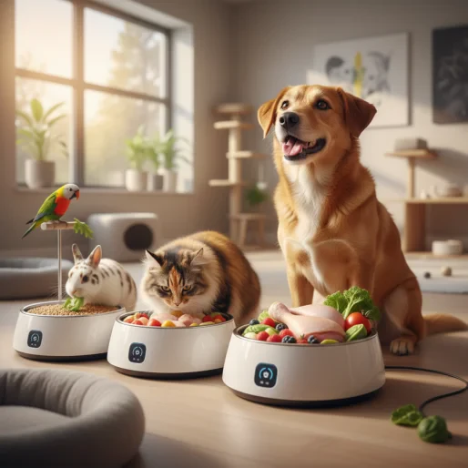 Comederos inteligentes con IA para hogares con varias mascotas