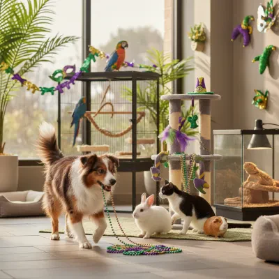 Sicurezza degli Animali Domestici a Carnevale: Guida Veterinaria a Parate, Addobbi e Rumori