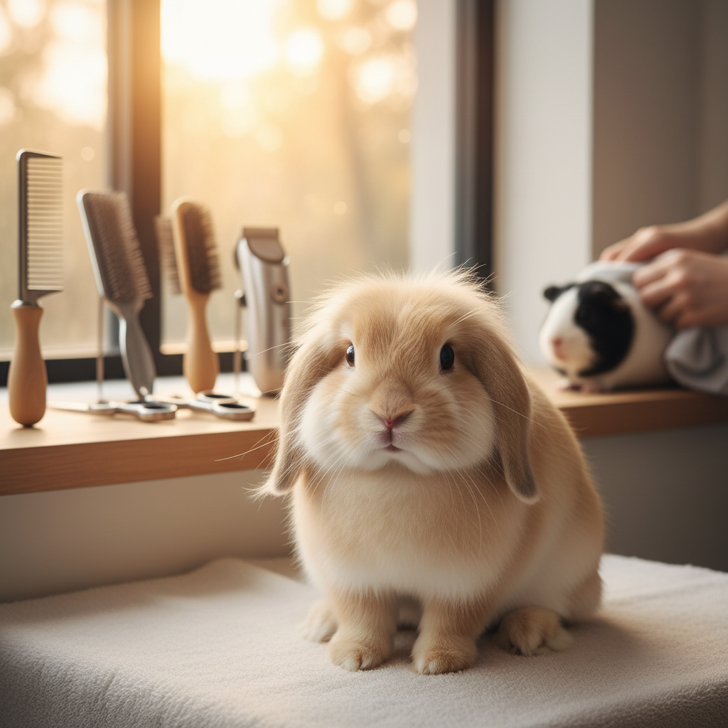 Sommerpflege für langhaarige Meerschweinchen & Kaninchen