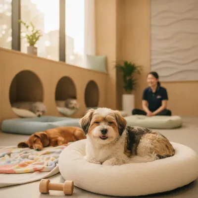 梅雨季节小型焦虑犬的室内日间照护指南