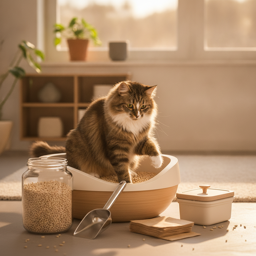 Low-Waste Pet Litter and Poop Care in Sweden