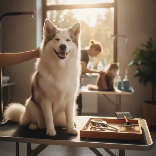 双层被毛犬只梳理：七月换毛指南