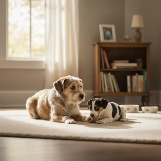 Adopce staršího psa versus štěněte: Průvodce výběrem podle životního stylu
