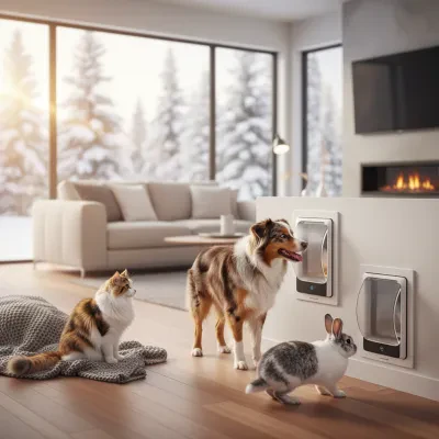 Smart Pet Doors vs Manual Flaps in Canada: Winterproofing and Wildlife Security