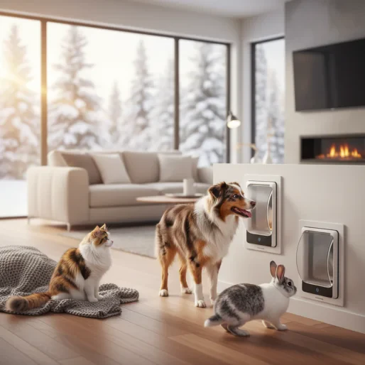 Smart Pet Doors vs Manual Flaps in Canada: Winterproofing and Wildlife Security