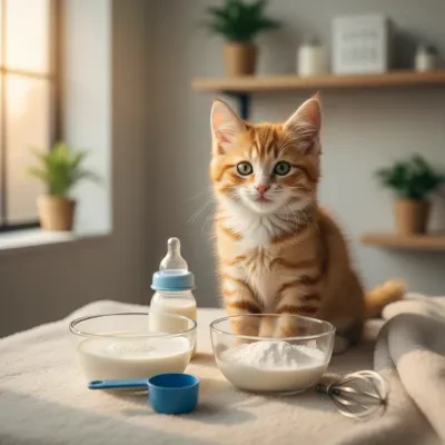 Kedi Yavrusu Süt Tozu mu, Sıvı Mama mı?