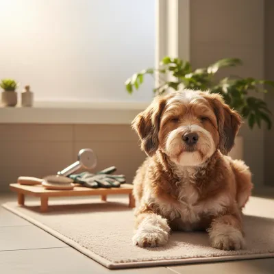 Fellpflege eines arthritischen Hundes zu Hause: Positionierung, adaptive Hilfsmittel und Techniken zur Reduktion von Gelenkbelastung