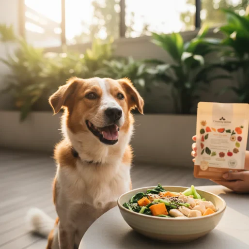 Feeding Dogs in Singapore's Tropical Heat