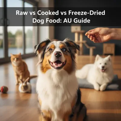 Raw vs Cooked vs Freeze-Dried Dog Food: AU Guide