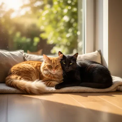 Pourquoi adopter un duo de chats est plus simple