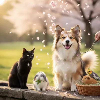 Ngắm Hoa Anh Đào Cùng Thú Cưng: Danh Sách Kiểm Tra An Toàn và Quy Tắc Ứng Xử