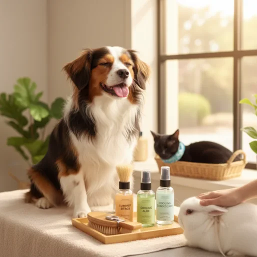 Sustainable Pet Grooming Products for Summer